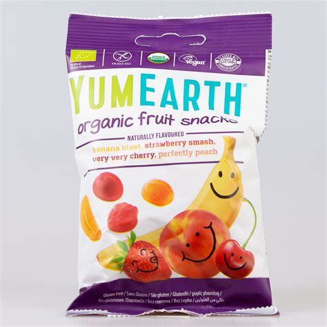 YumEarth Organic Jelly beans without gelatin (Fruit Snacks), 50 g ...