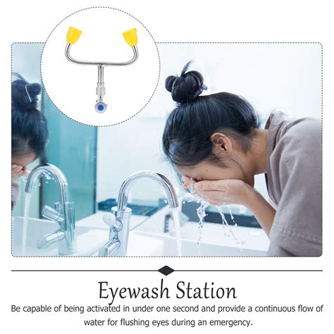 Buy Etereauty Emergency Eye Wash Unit for Sink Attachment Sink Mount ...