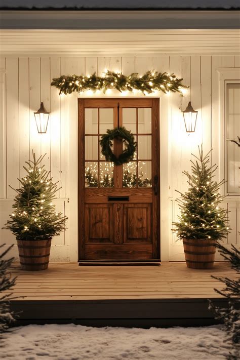 25 Stunning Farmhouse Christmas Porch Decor Ideas