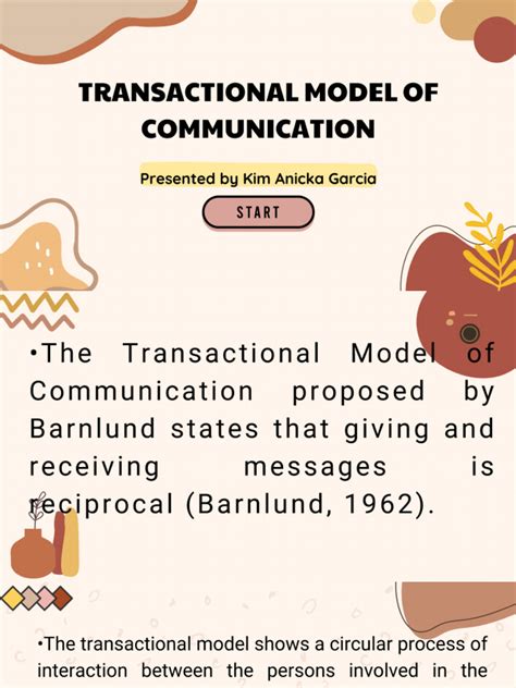 Image result for Transactional Communication Model Example