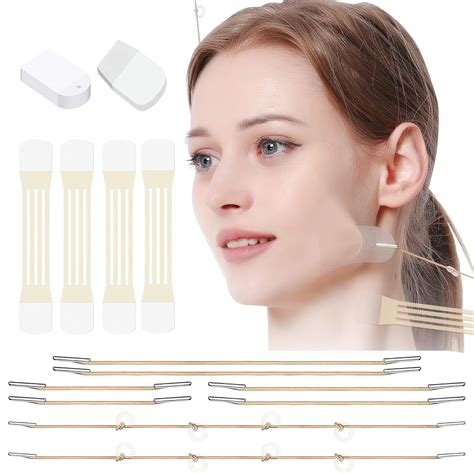 Amazon.com : Face Neck Lift Bands with Fixed Rope, Facial Lifting ...