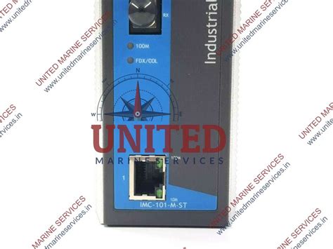 MOXA IMC-101-M-ST-T ETHERNET MEDIA CONVERTER REV 2.3 | United Marine ...