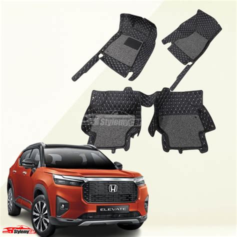 Honda Elevate Luxury Series 7D Floor Mats - Honda Elevate 7D Floor Mats
