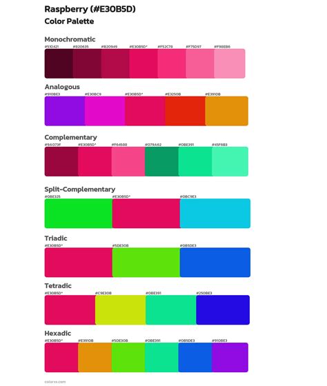 Image result for Raspberry Color Palette