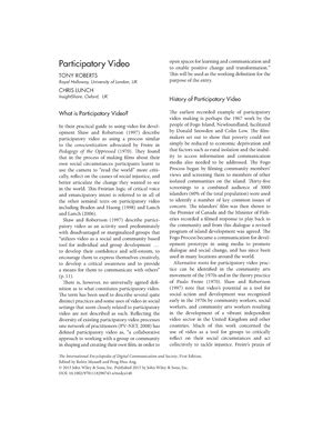 Docu Realism - Notes for documentary production - Full Terms ...