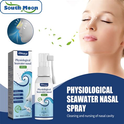 Physiological Seawater Nasal Spray Saline Nasal Moisturizing Spray Fast ...