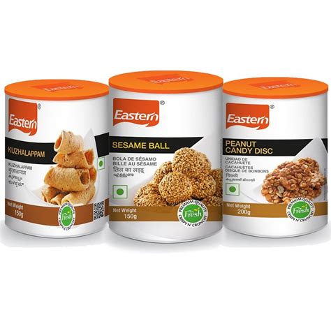 Eastern Snacks Combo, Kuzhalappam , Peanut Candy Disc / Chikki ...