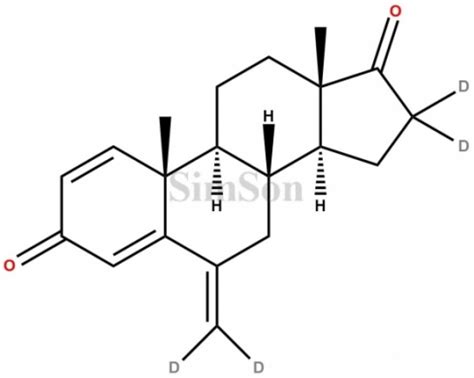 Exemestane 13C D4 | CAS No- 107868-30-4(Unlabeled) | Simson Pharma Limited
