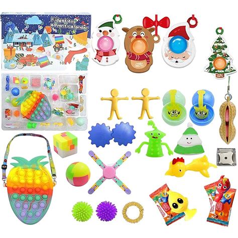 Buy Advent 2021,Fidget Toy Pack 24 Days Countdown Christmas Sensory ...