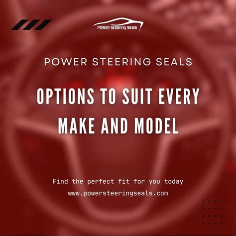 Quality you can trust, prices you'll love! Our Power Steering Seals ...