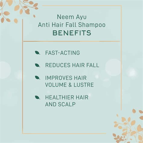 Buy NEEM AYU EXPERT ANTI HAIR FALL SHAMPOO 200ML| NO SULPHATE, PARABENS ...