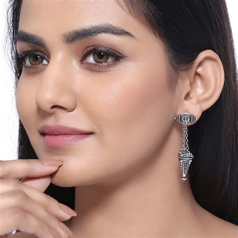 Temple of Love Tribal Inspired Drop Earrings – VOYLLA