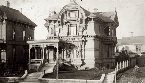 Incredibly ornate late Victorian mansion on Bunker Hill, downtown Los ...