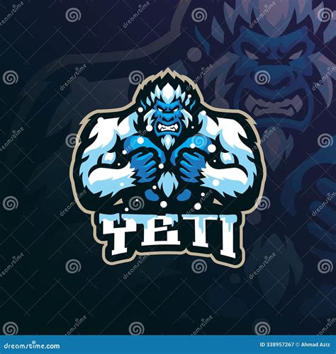 Yeti Mascot Logo Design with Modern Illustration Concept Style for ...