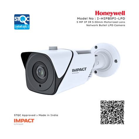 Honeywell Impact I-HIPB5PI-MV 5 MP IP IR 2.8-12mm Motorized Lens Bulle ...