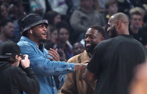 LeBron James: LeBron James honors Carmelo Anthony's legendary career ...