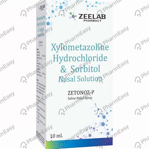 Buy Zetonoz P Bottle Of 10ml Saline Nasal Spray Online at Flat 15% OFF ...
