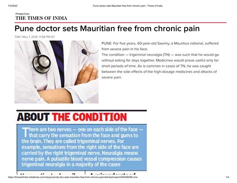 Doctor heals Mauritian of chronic facial pain (Trigeminal Neuralgia) | Trigeminal Neuralgia ...
