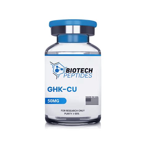 Buy GHK-CU (Copper) (50mg) - Biotech Peptides