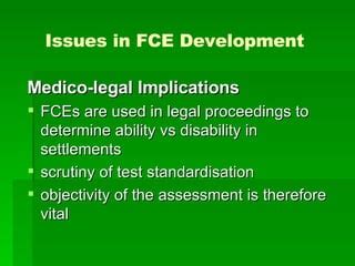 Functional Capacity Test 的图像结果