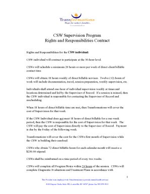 Fillable Online Supervision Agreement - BBS - CA.gov Fax Email Print ...