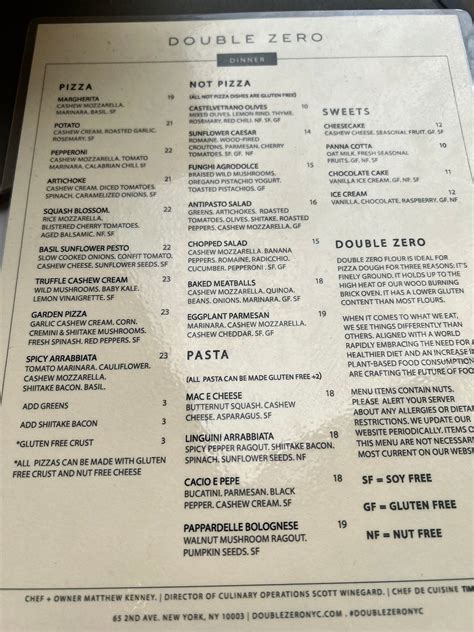 DOUBLE ZERO, New York City - East Village - Photos & Restaurant Reviews ...