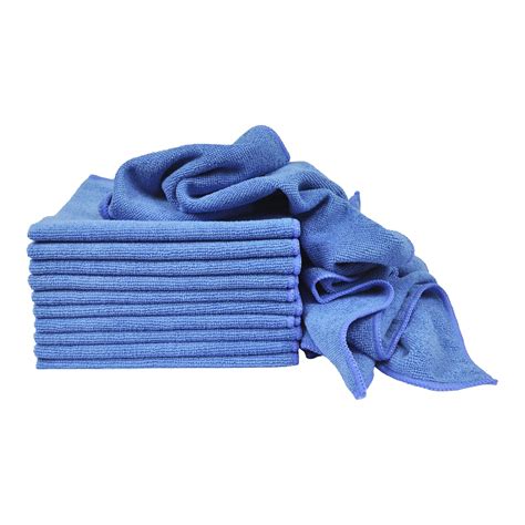 Eurow Utility Terry Weave 16 x 16in 240 GSM Microfiber Cleaning Towels ...
