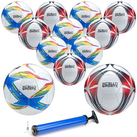 Xcello Sports Soccer Ball Size 5, Soccer Sports Ball with Pump, Ideal ...