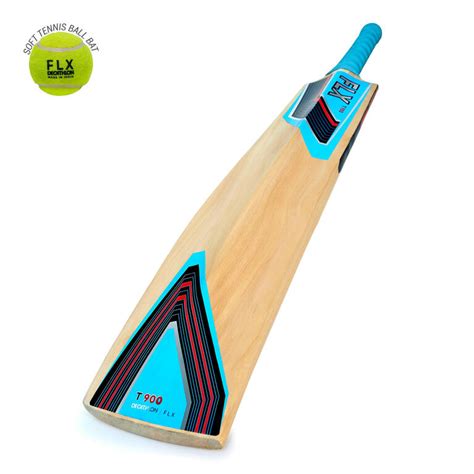 T900 SIZES 6, SH, KASHMIR WILLOW ADVANCED CRICKET BAT LIGHT BLUE