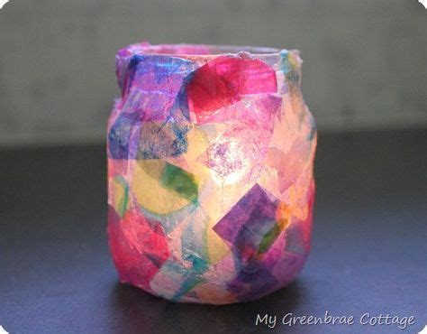 Tissue Paper Candle Holder 的图像结果