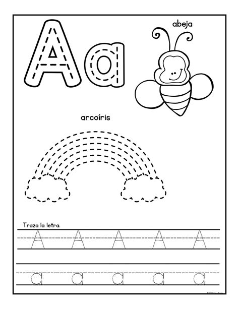 Spanish Alphabet | Letter Recognition Worksheets for Pre-k ...