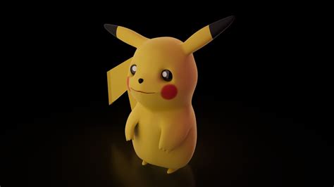 Pikachu Pokemon 3D model - TurboSquid 2172951