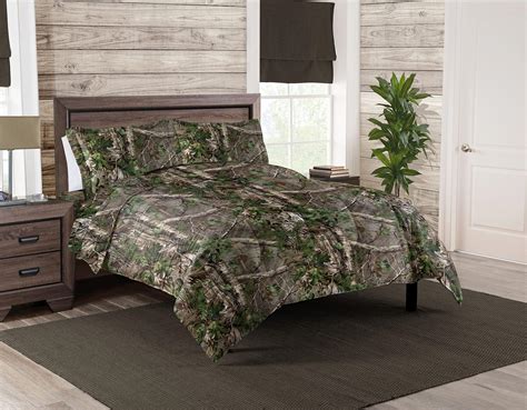 Amazon.com: Realtree All Purpose Camo Bedding Queen, Polycotton Fabric ...