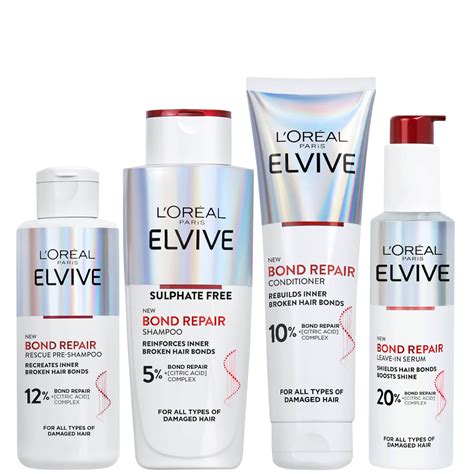 L'Oréal Paris Elvive Bond Repair Full Routine Bundle for Damaged Hair ...