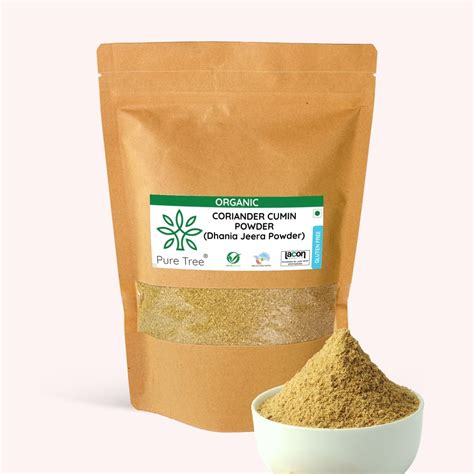 Certified Organic Coriander Cumin Powder | Jeera Dhaniya Powder ...