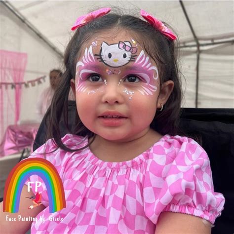Hello Kitty Face Paint