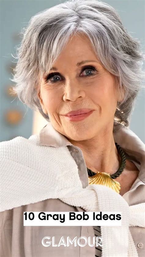 Grey Bob Hairstyles, Bobs Haircuts, Hairstyles With Bangs, Short Gray ...