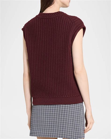 Theory Textured Vest | Neiman Marcus