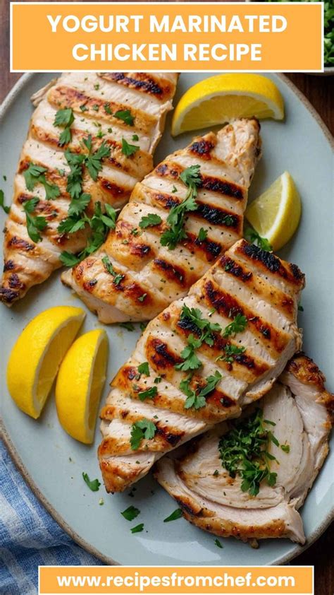 Yogurt Marinated Chicken Recipe - Recipes From Chef