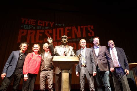 Trump statue unveiled in South Dakota city to half-filled auditorium as ...