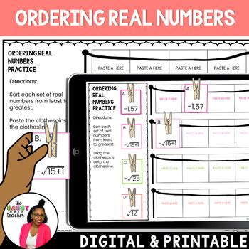 Image result for Ordering Real Numbers