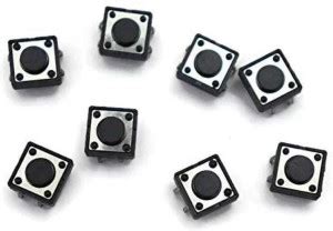 SSV CARE Tact Push Button Micro Switch Direct Plug-in Self-Reset DIP ...