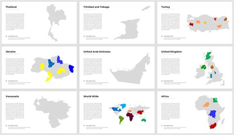 PowerPoint Map Template 的图像结果