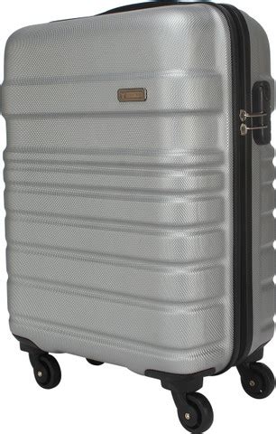 Urban Tribe ELECTRO Hardsided Suitcase Trolley 20" (Silver) Luggage ...