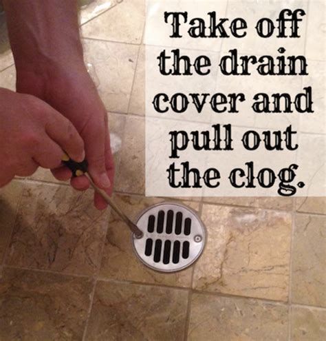 Best Way To Clear A Clogged Shower Drain - How To Unclog A Sink Shower Or Tub Drain And How To ...
