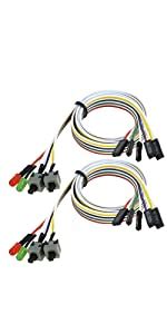 DAHSHA 5pack 27inch Computer Case ATX Power On Off Switch Cable With 2 ...