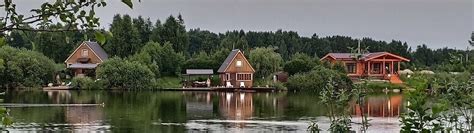 Снять домик с баней №5 посуточно на берегу озера в Калуге и Калужской ...