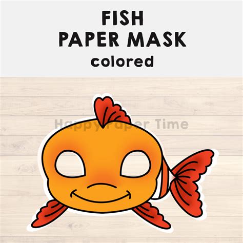 Image result for Fish Face Mask Pattern