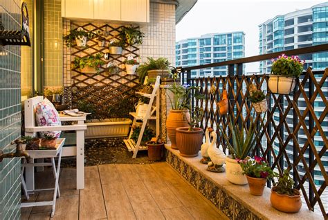 6平米阳台小花园设计这样布置打造清新又实用 - 成都青望园林景观设计公司