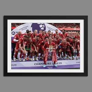 inspire TA LIVERPOOL EPL TROPHY WINNING MOMENTS FOOTBALL POSTER Bedroom ...